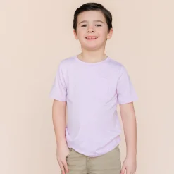 Toddler Crew Neck Tee in Thistle