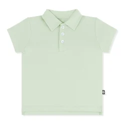 Toddler Short Sleeve Polo in Basil
