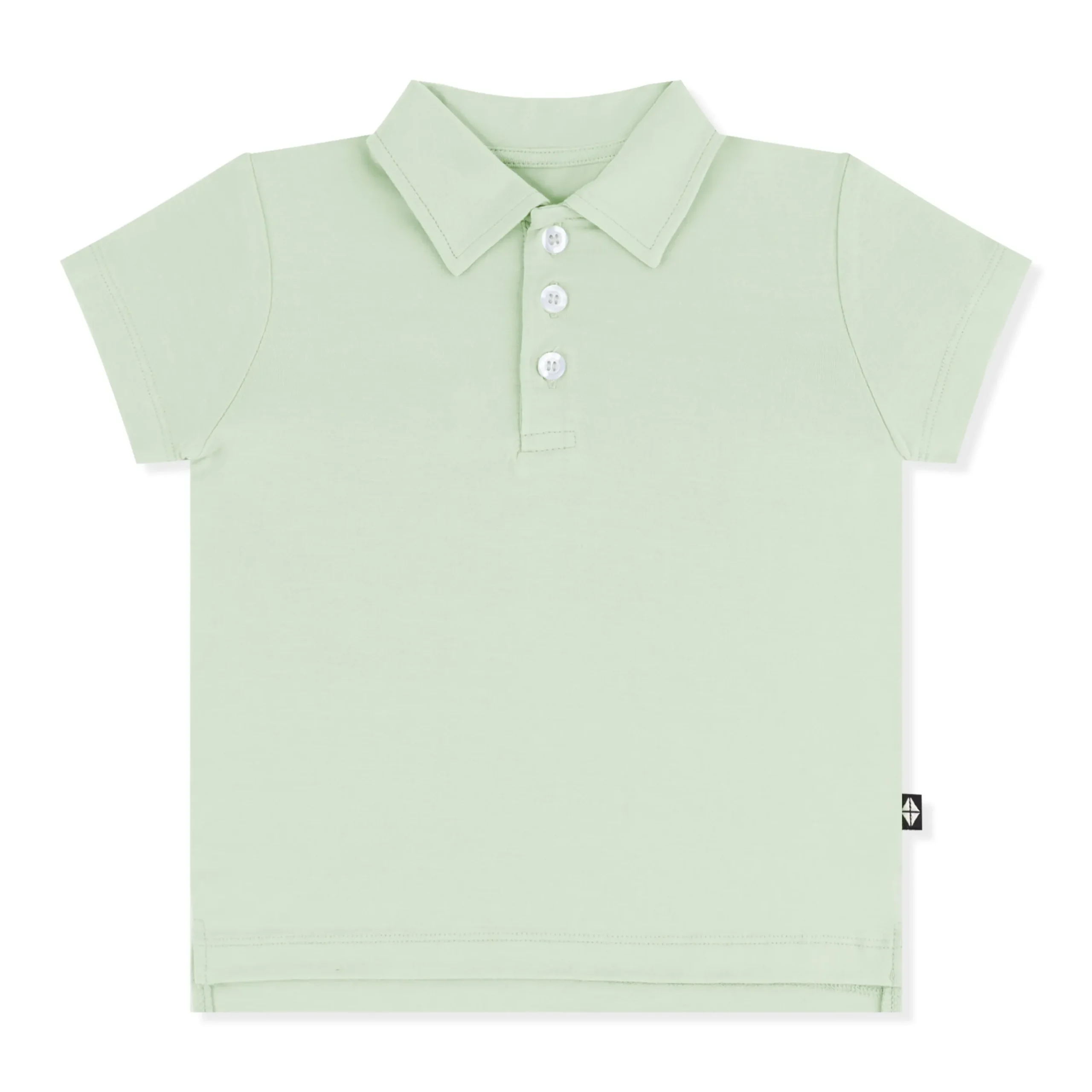 Toddler Short Sleeve Polo in Basil