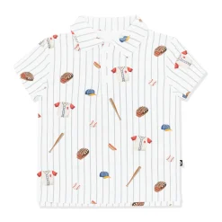 Toddler Short Sleeve Polo in Home Run