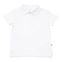 Toddler Short Sleeve Polo in Snow