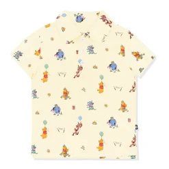 Toddler Short Sleeve Polo in Winnie the Pooh Celebration