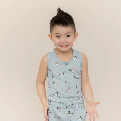 Toddler Tank Top in Mallard Duck