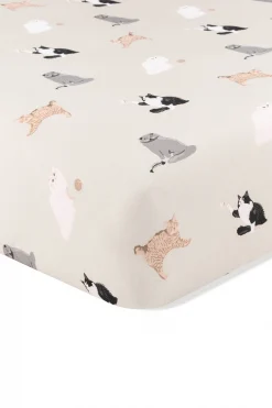 Twin Sheet in Fluffy Cat