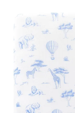 Twin Sheet in Toile Safari