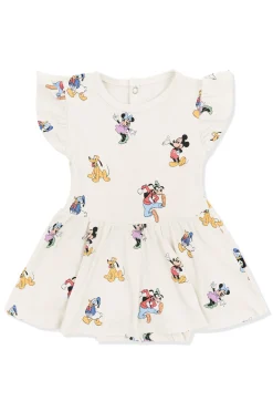 Twirl Bodysuit Dress in Mickey Mouse and Friends