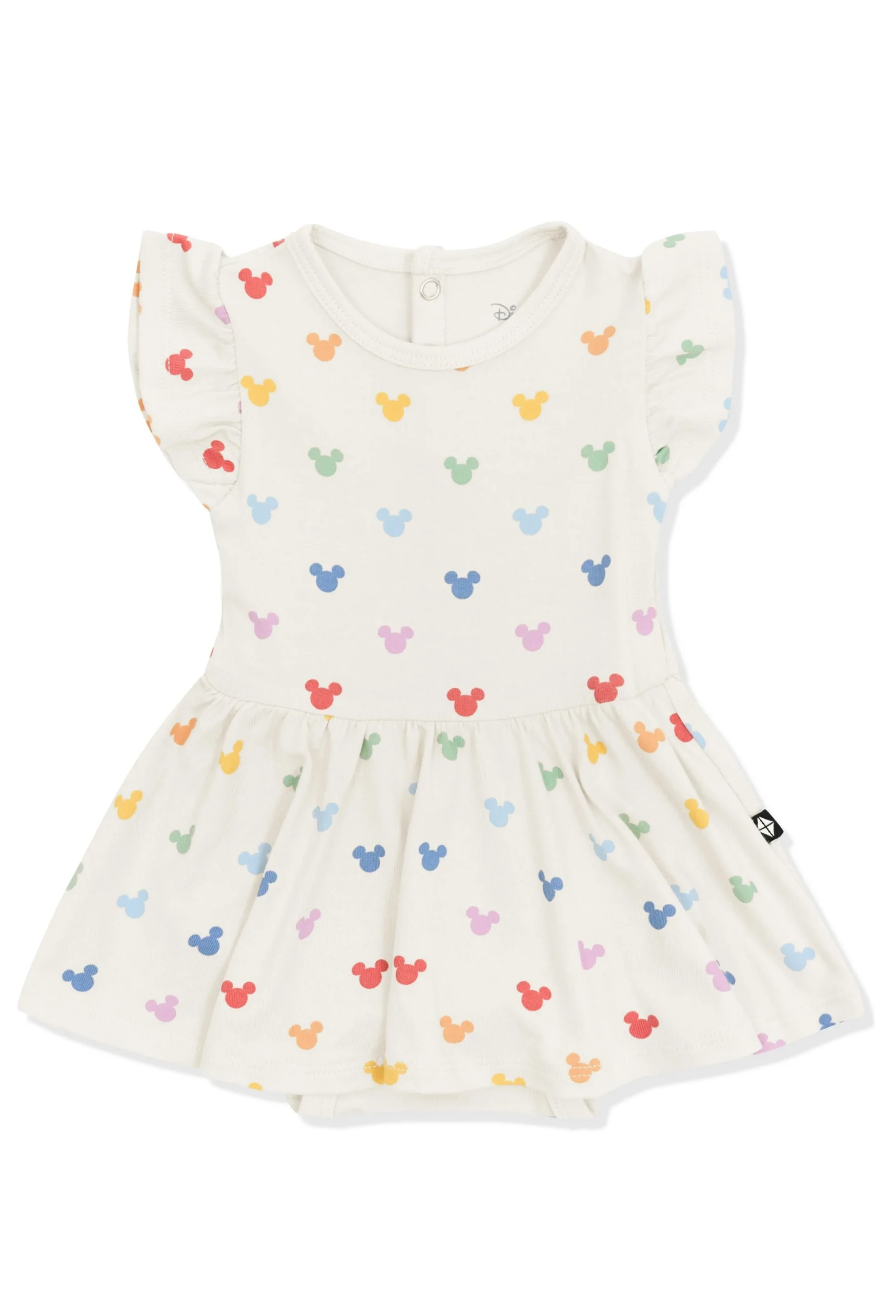 Twirl Bodysuit Dress in Pastel Mickey Mouse