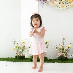 Twirl Bodysuit Dress in Sakura
