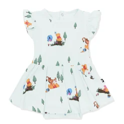 Twirl Bodysuit Dress in Winnie the Pooh Hundred Acre Wood