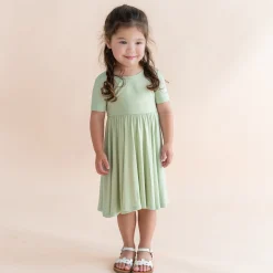 Twirl Dress in Basil