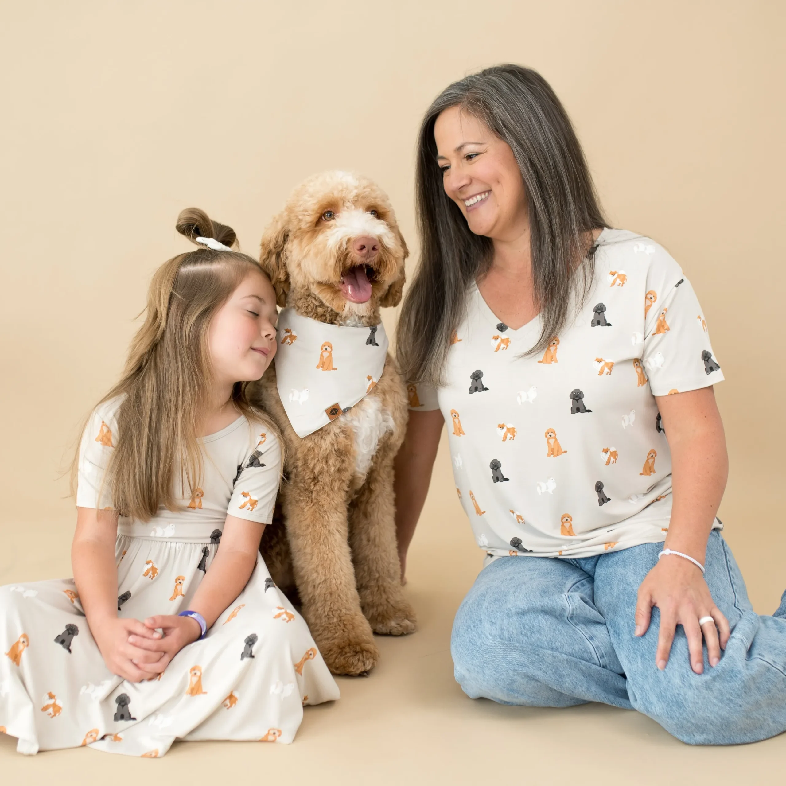 Twirl Dress in Fluffy Dog