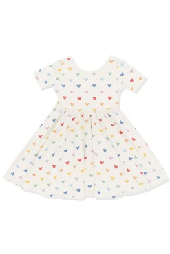 Twirl Dress in Pastel Mickey Mouse