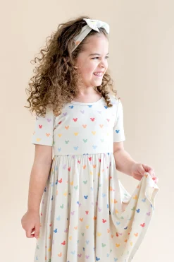 Twirl Dress in Pastel Mickey Mouse