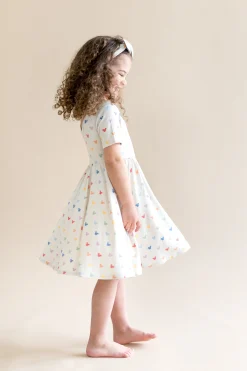 Twirl Dress in Pastel Mickey Mouse