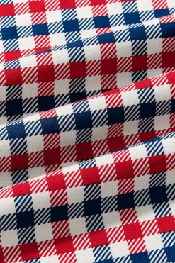 Twirl Dress in Patriotic Gingham