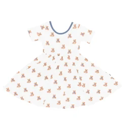 Twirl Dress in Teddy Bear