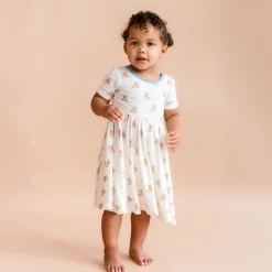 Twirl Dress in Teddy Bear