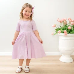 Twirl Dress in Thistle