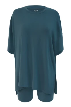 Women’s Biker Short Set in Atlantic