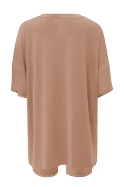 Women’s Biker Short Set in Latte