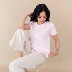 Women's Crew Neck Tee in Sakura