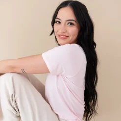Women's Crew Neck Tee in Sakura
