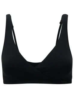 Women's Cross Front Bralette in Midnight
