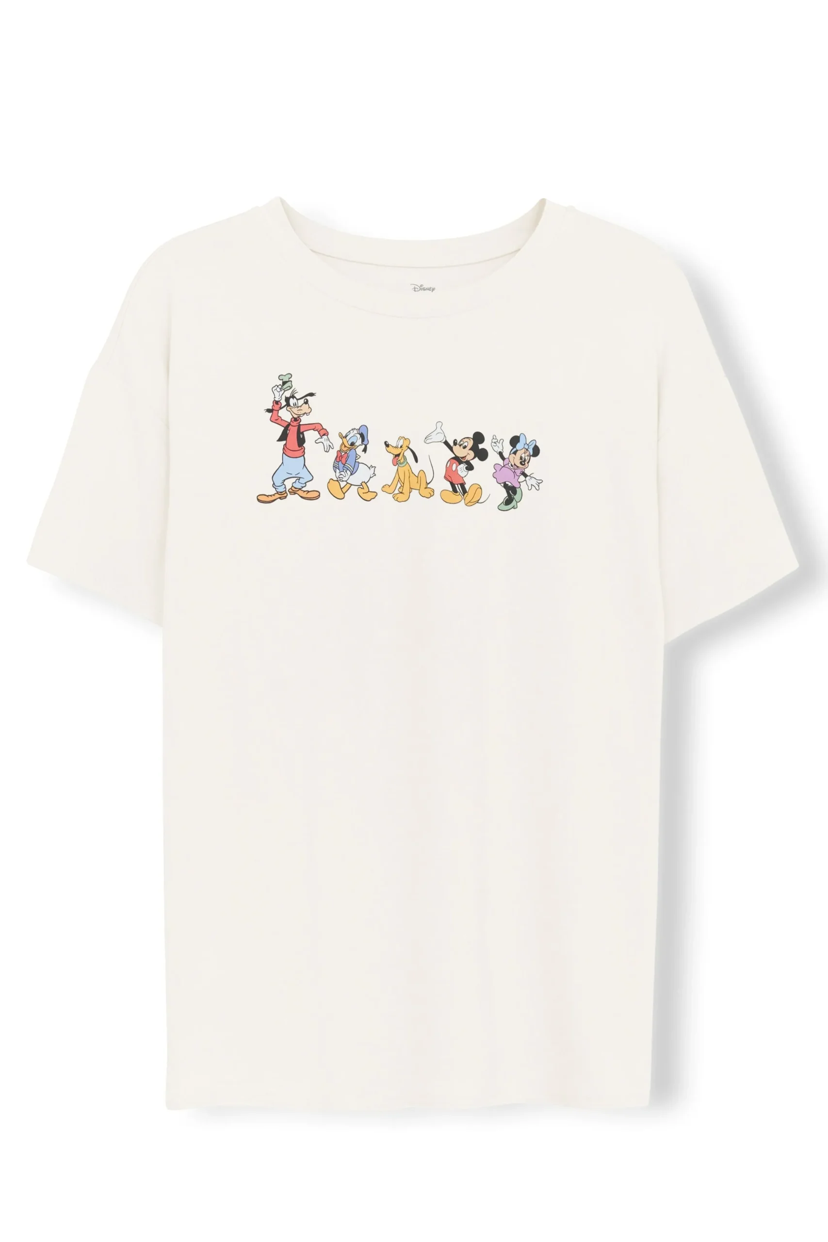 Women's Graphic Tee in Mickey and Friends on Ecru