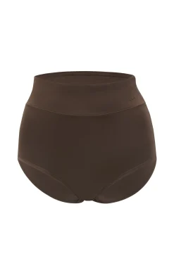 Women's High-Waisted Brief in Toffee