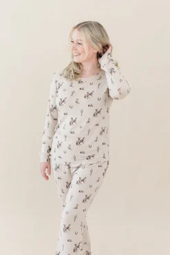 Women's Jogger Pajama Set in Classic Cowboy