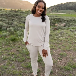 Women's Jogger Pajama Set in Oat