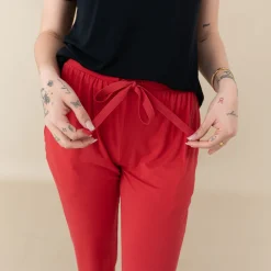 Women's Jogger Pants in Cardinal