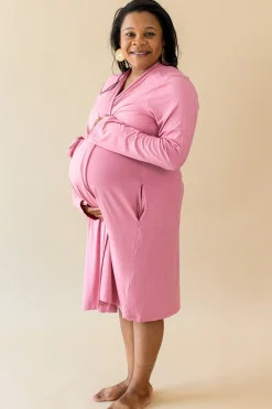 Women’s Lounge Robe in Apple Blossom
