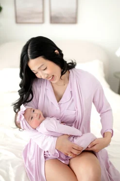 Women's Lounge Robe in Thistle