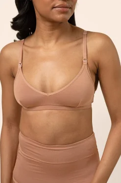 Women's Nursing Bra in Latte