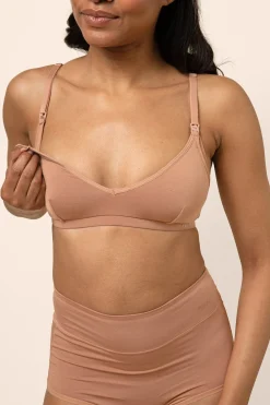 Women's Nursing Bra in Latte