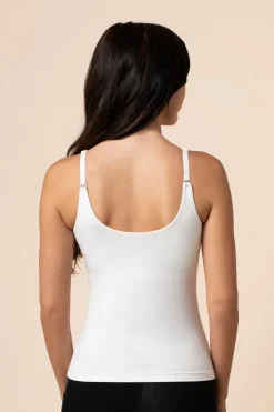 Women's Nursing Tank in Snow