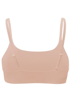 Women's Scoop Neck Bralette in Chai
