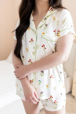 Women’s Short Sleeve Pajama Set in Wildflower