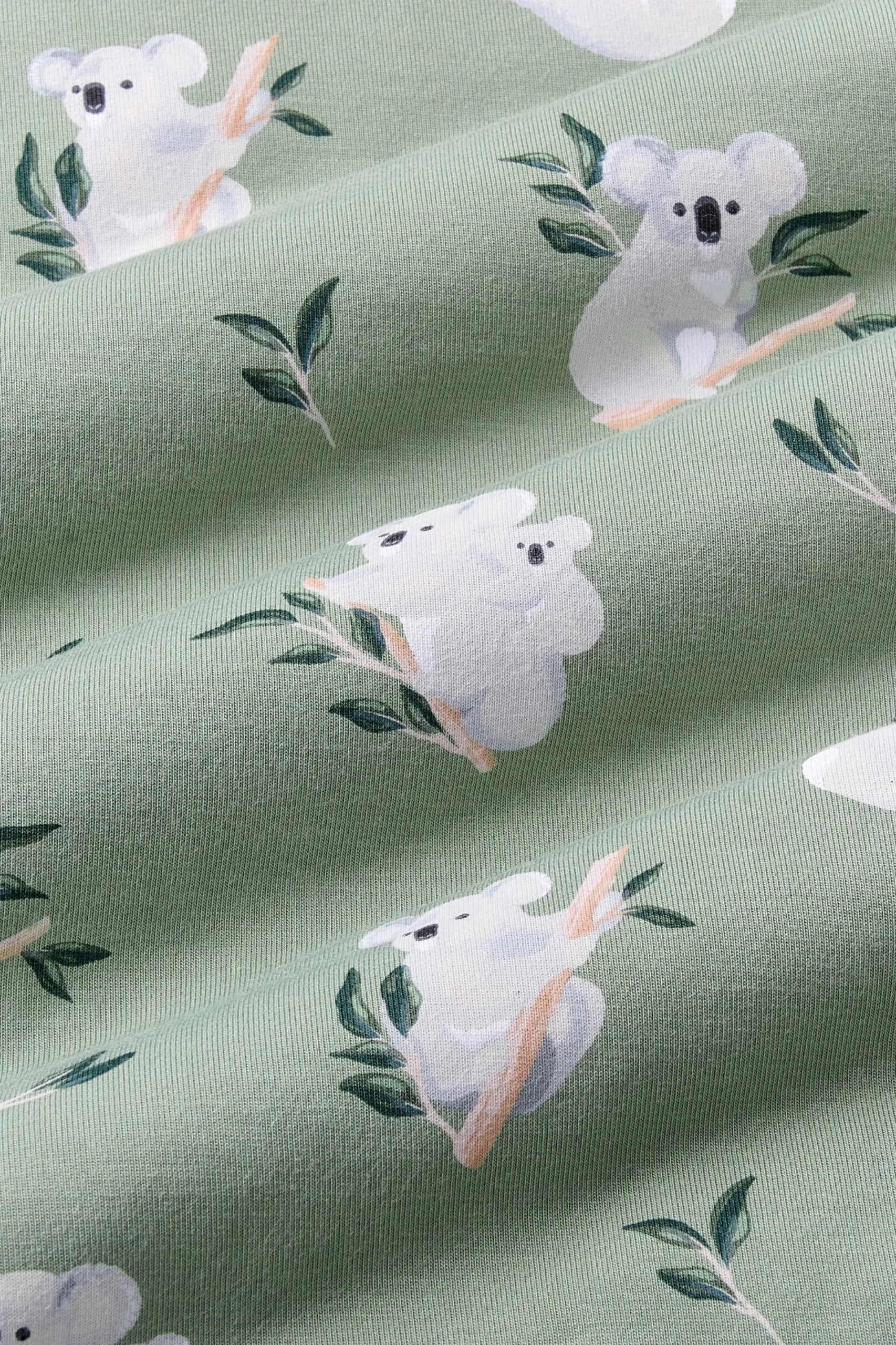 Women's Short Sleeve Pajama Set in Koala