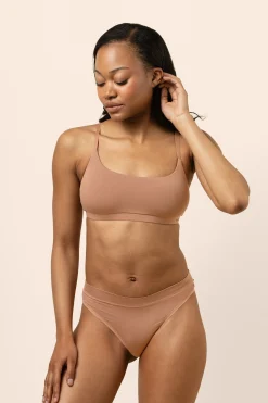 Women's Thong in Latte