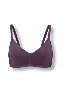 Women's V-Neck Bra in Currant