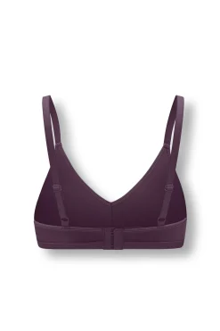Women's V-Neck Bra in Currant