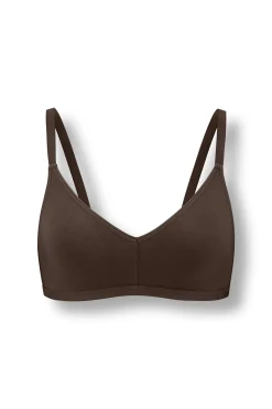 Women's V-Neck Bra in Toffee