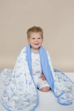 Youth Blanket in Toile Safari 1.0