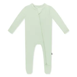 Zippered Footie in Basil