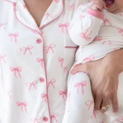 Zippered Footie in Bow