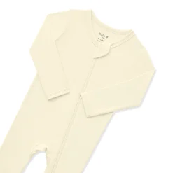 Zippered Footie in Chamomile