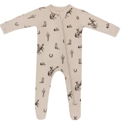 Zippered Footie in Classic Cowboy