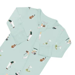 Zippered Footie in Golf